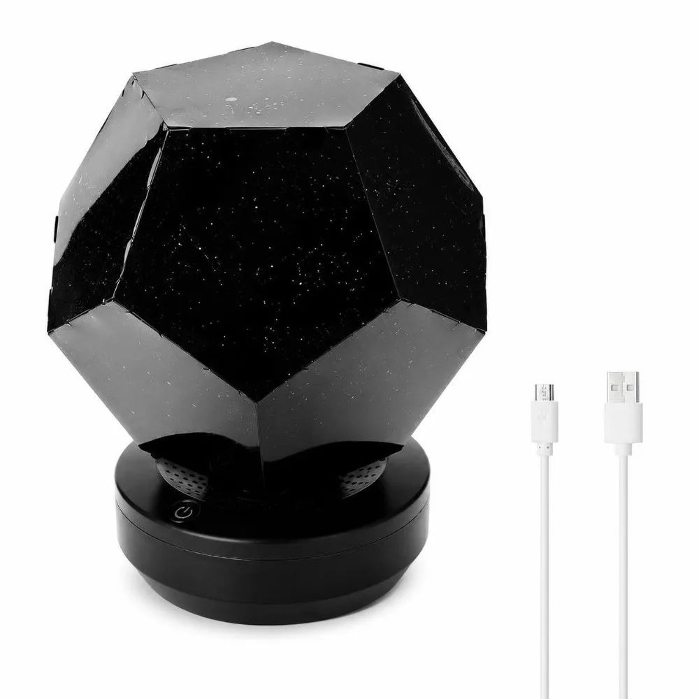 3D Projection Star Projector Light ABS And PET Material DC 5V Starry Night Lamp USB Powered Easy Assembly Planetarium Light