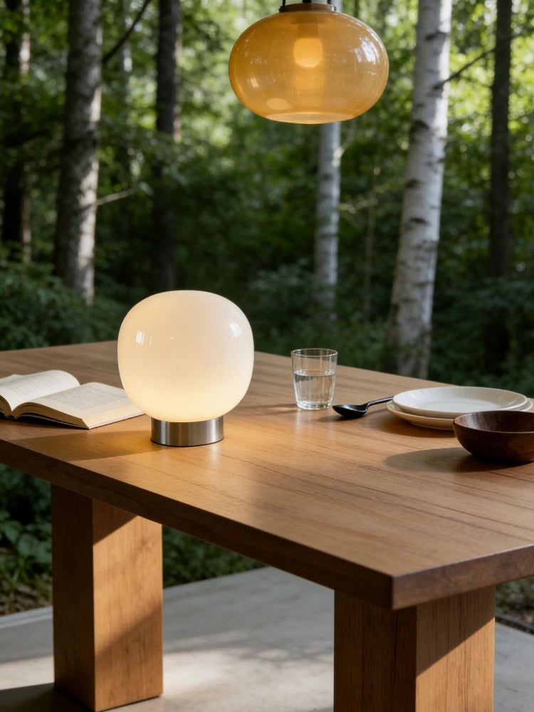 Mochi Glow Soft Light Table Lamp LED Modern Minimalist Compact Bedroom Bedside Home Illumination Decor Ambient Night Light
