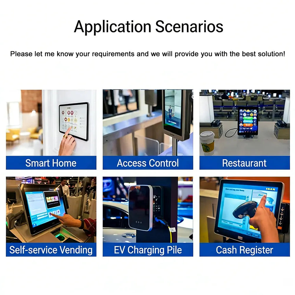 Intelligent Touch Screen POS Terminal With QR Code Scanner And Built In Printer For Supermarket And Restaurant