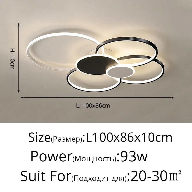 New Modern LED Ceiling Lights For Living Room Chandelier Bedroom Kitchen Ceiling Lamp Modern Apartment Hotel Chandelier Lighting