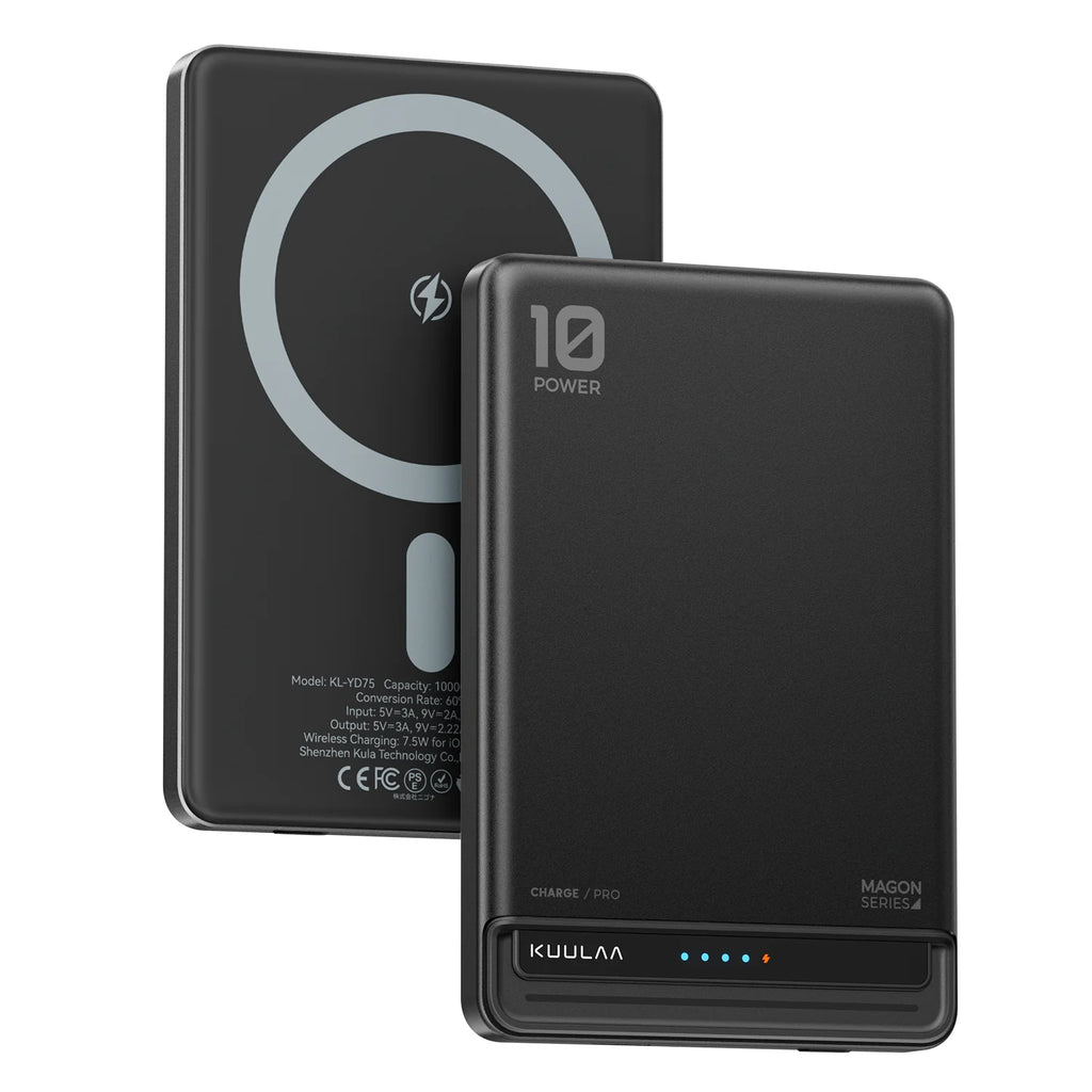 KUULAA Magnetic Power Bank 10000Ah Wireless Portable charger 20W Fast Charging For magsafe For iPhone 16 15 14 Por Max PowerBank
