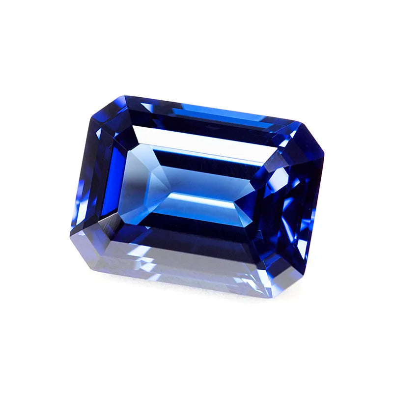 ABCLab Grown Sapphire Royal Blue Color Multiple Cuts Available Gems For Jewelry Setting&Custom Design Selectable Certificate