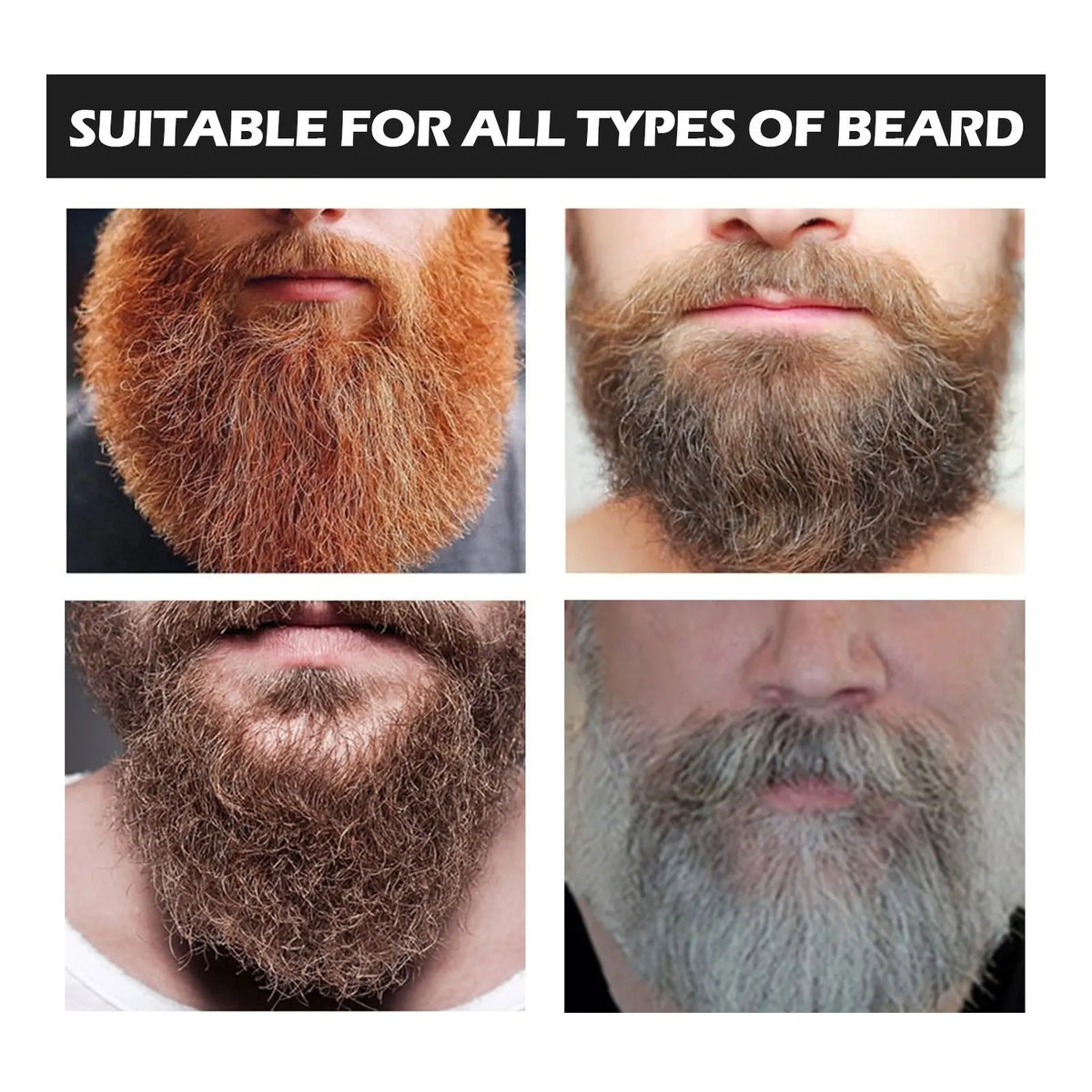Natural Beard Dye Shampoo Permanent Repair White Grey Hair Removal Instant Mustache Dying Blacking Fast Beard Coloring for Men
