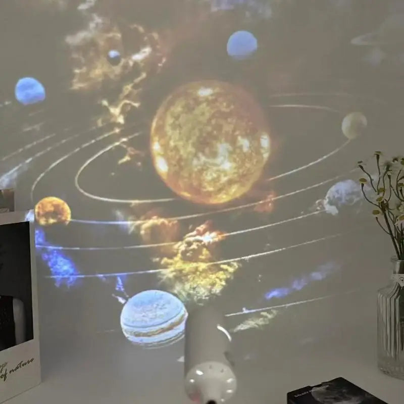 Car LED Star Ambient Light HD Projection Long Lifespan USB Powered Atmosphere Projector Lamp for Bar Shop Home Car Use
