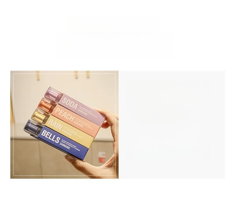 Floral Roll-On Perfume for Women & Men Long Lasting Light Fragrance Popular Scent for Young Girls Students Portable 10ml Parfum