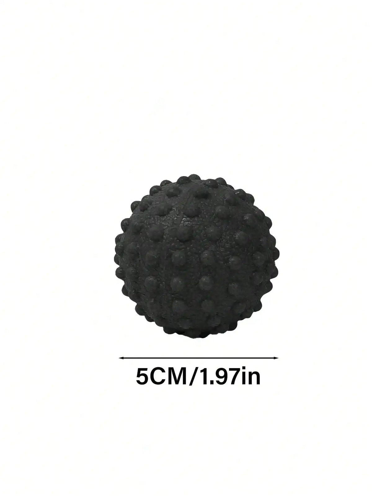 1PCS Raised-Dot Yoga Fascia Massage Ball - Acupressure Pilates Ball for Back/Waist/Foot, Ideal for Home & Gym (Yoga Accessories)