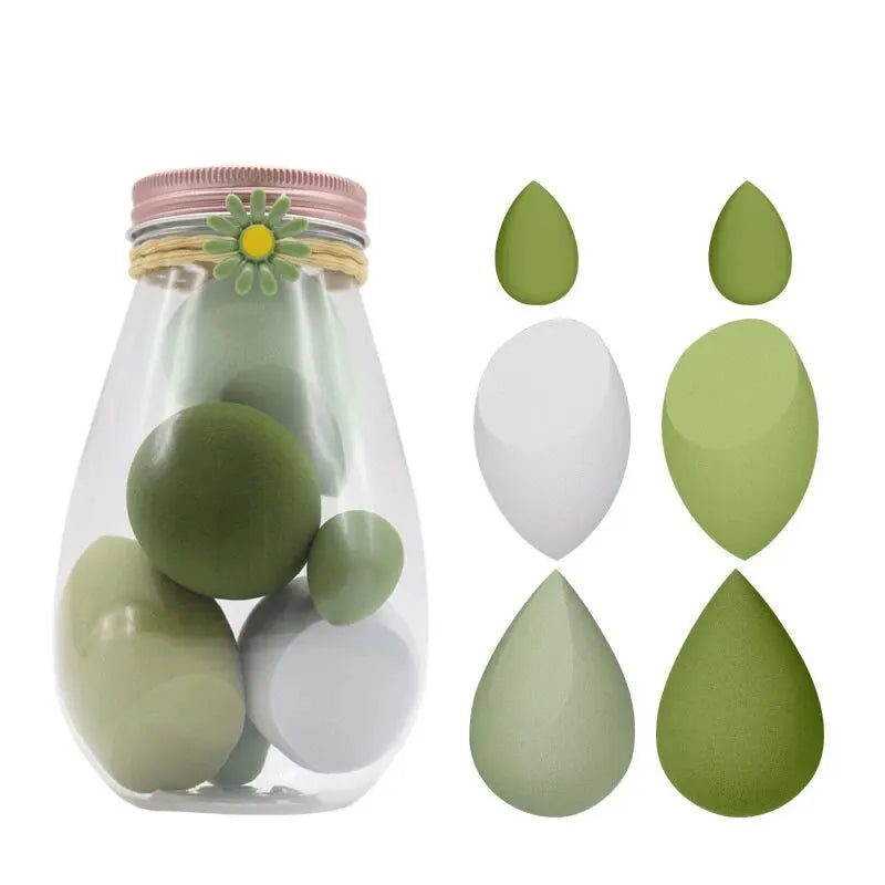 Makeup Egg Dry Wet Dual Use Water Droplets Diagonal Cut Makeup Egg Independent Packaging No Powder Makeup Egg Powder Puff