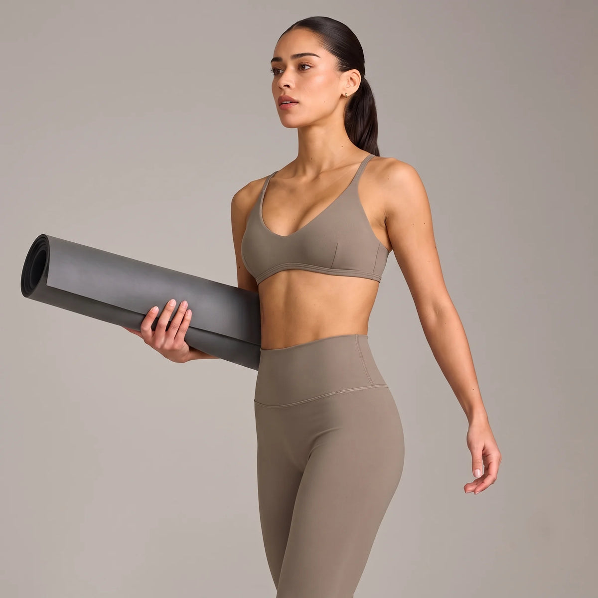 Quick-Dry Set Yoga Athletic Set Women's Spaghetti-Strap Top Shock-Absorbing Yoga Pants Slim-Fit Fitness Set