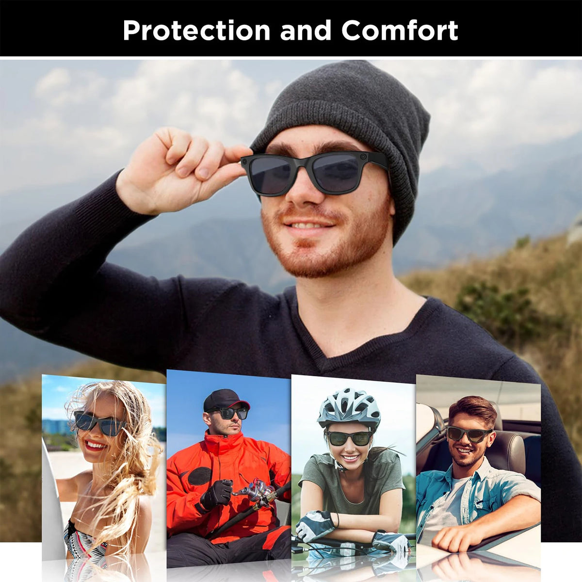 Photochromic & Polarized Replacement Lenses For Ray-Ban Meta Wayfarer RW4006 / RW4008 / RW4012 Gen1/2 AI Smart Glasses Lens