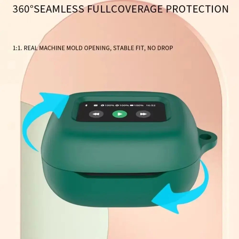 2024 Silicone Earphone Case Dustproof Anti Drop Earbuds Accessories Shockproof Washable Charging Box Sleeve for JBL Live Flex 3