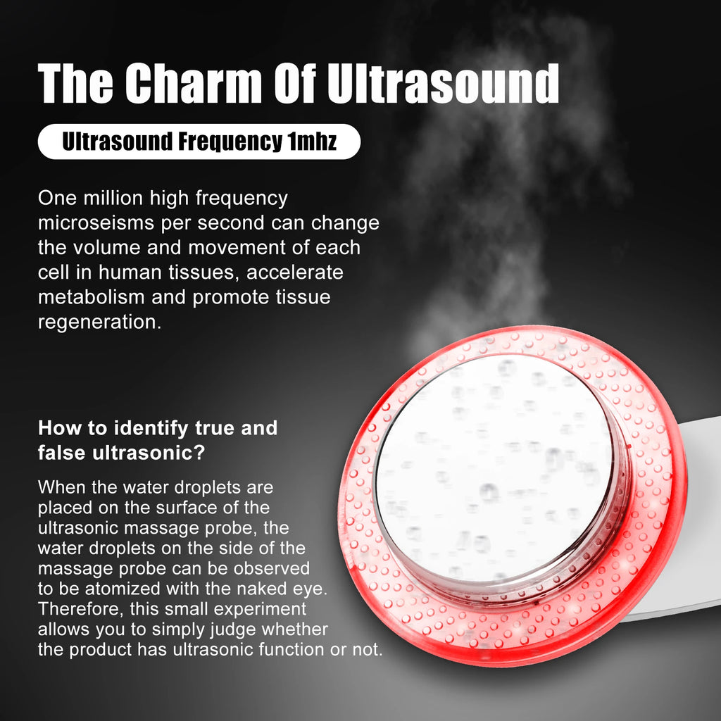 6 IN 1 Body Shape Massager EMS ultrasonic Slimming Gel Cream Infrared 1Mhz Ultrasound Cavitation Fat Burner Bar Weight Loss Tool