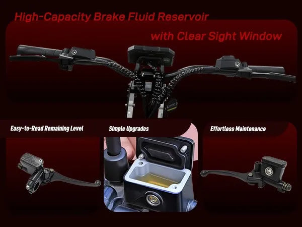 Off-Road 10000W Electric Scooter 60V 40AH 55MPH Accessory Kit Seat Dual Motor US