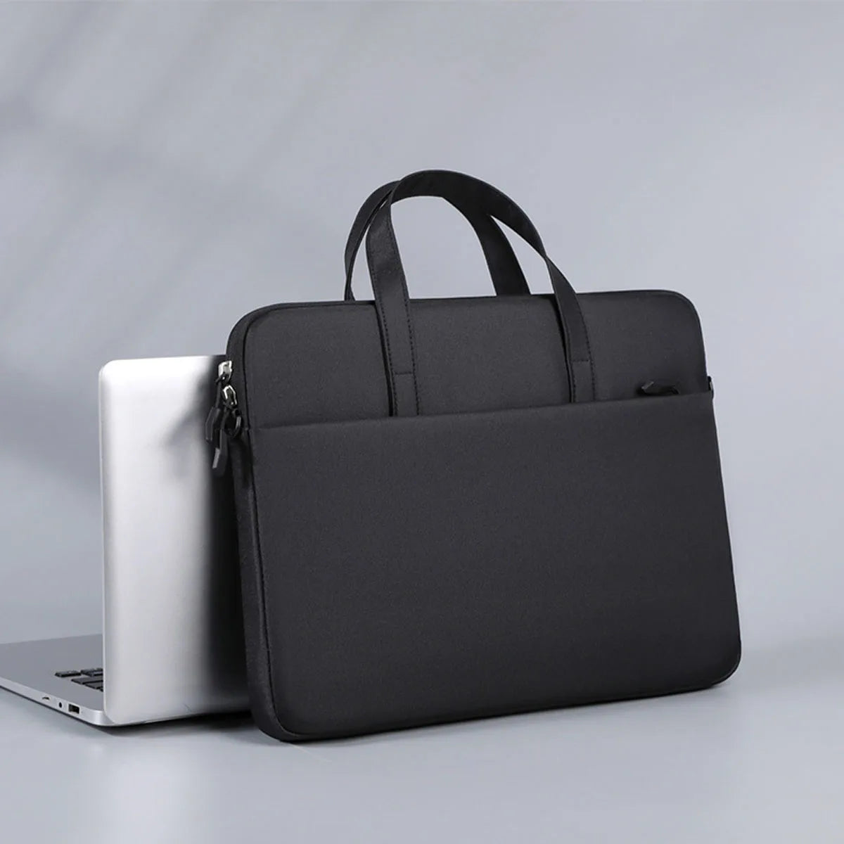 Lightweight Shockproof Laptop Bag Business Waterproof Multi-pocket Handheld Crossbody Bags Detachable Strap for Perfect and Work