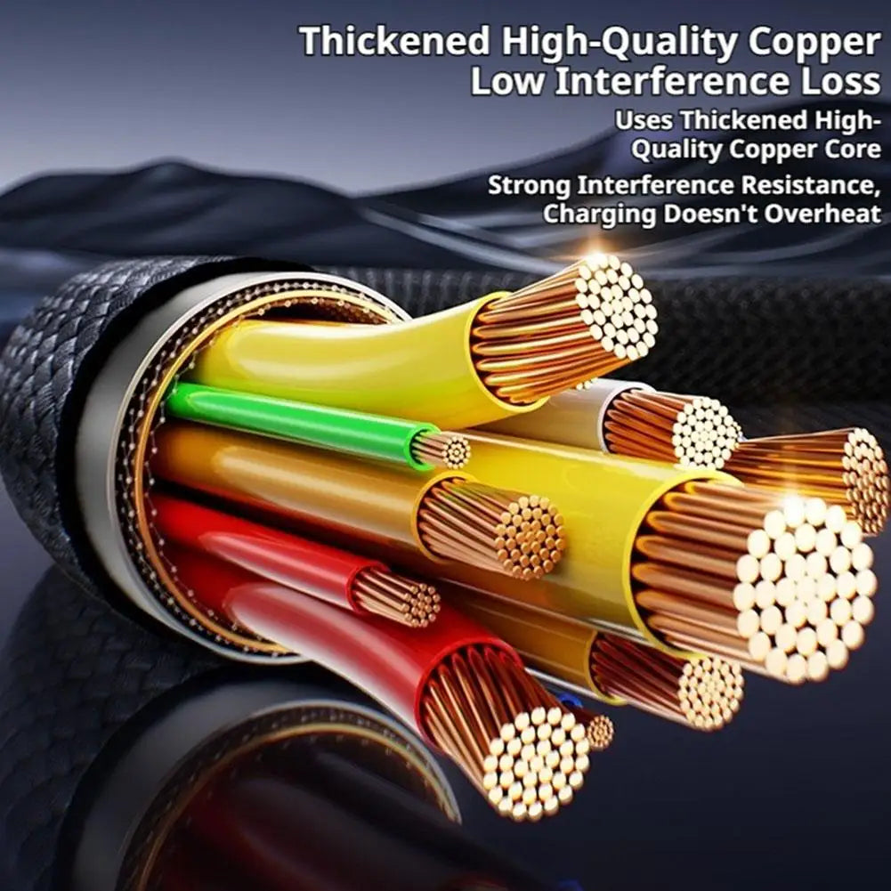 PD 100W USB C Cable 2M Super Fast Charge Self Automatic Power Off Usb A Or Type C To C Cable For iPhone 18 17 16 Xiaomi Sumsang