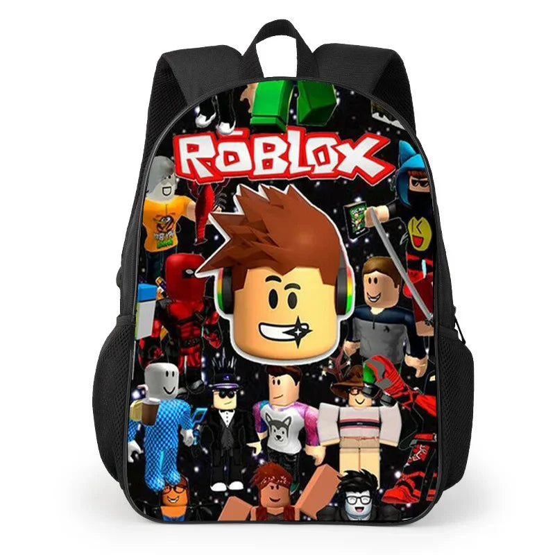 Robloxs Cartoon Peripheral Backpack for Students  Bags Teens Daily Backpack Travel Rucksacks Daily Necessities