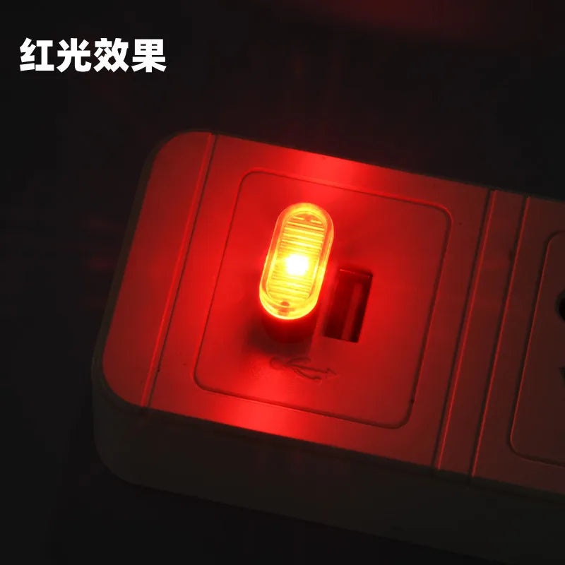 Mini LED Car Light Auto Interior Atmosphere USB Light Decor Plug And Play Lamp Emergency Lighting PC Auto Products