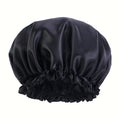 Solid Color Night Sleep Cap Women Elastic Satin Night Sleeping Hat Hair Care Bonnet Nightcap Makeup Head Wrap Cover Shower Cap
