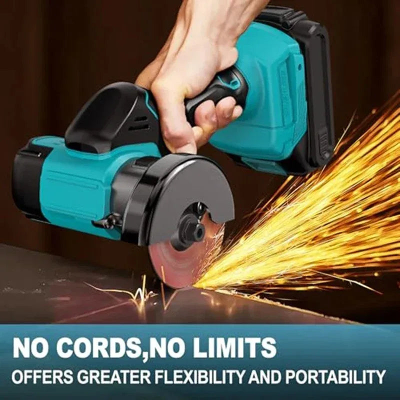 Makita  For 18V Battery Cordless Electric 3 Inch  Angle Grinder 19500RPM  Cut Off Tool Tile Cutter for Wood Tile Plastic Tool