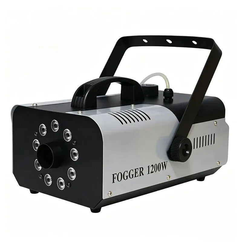 Smoke Fog Machine 1200W RGB 6LEDS 9LEDS DMX512 Wireless Remote Fog Machine Wedding Christmas Party Stage Atmosphere Equipment