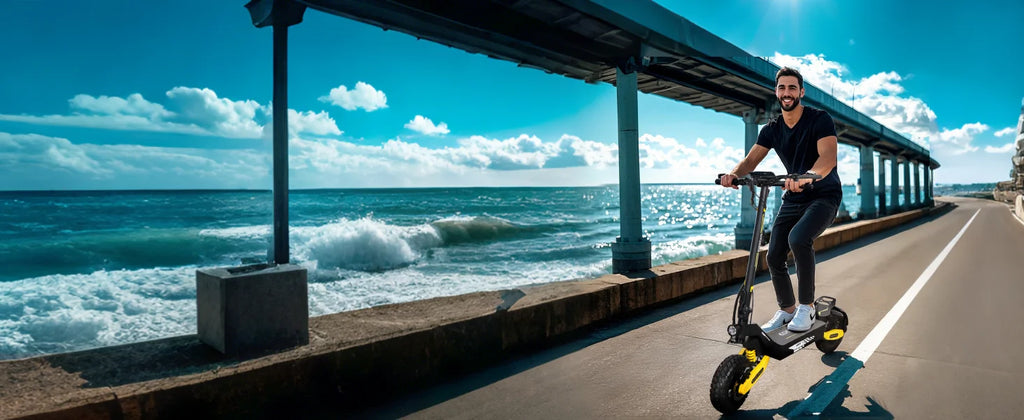 1200W Electric Scooter for Adult 48V13AH 28MPH 11'' Off-road Commuting E-Scooter
