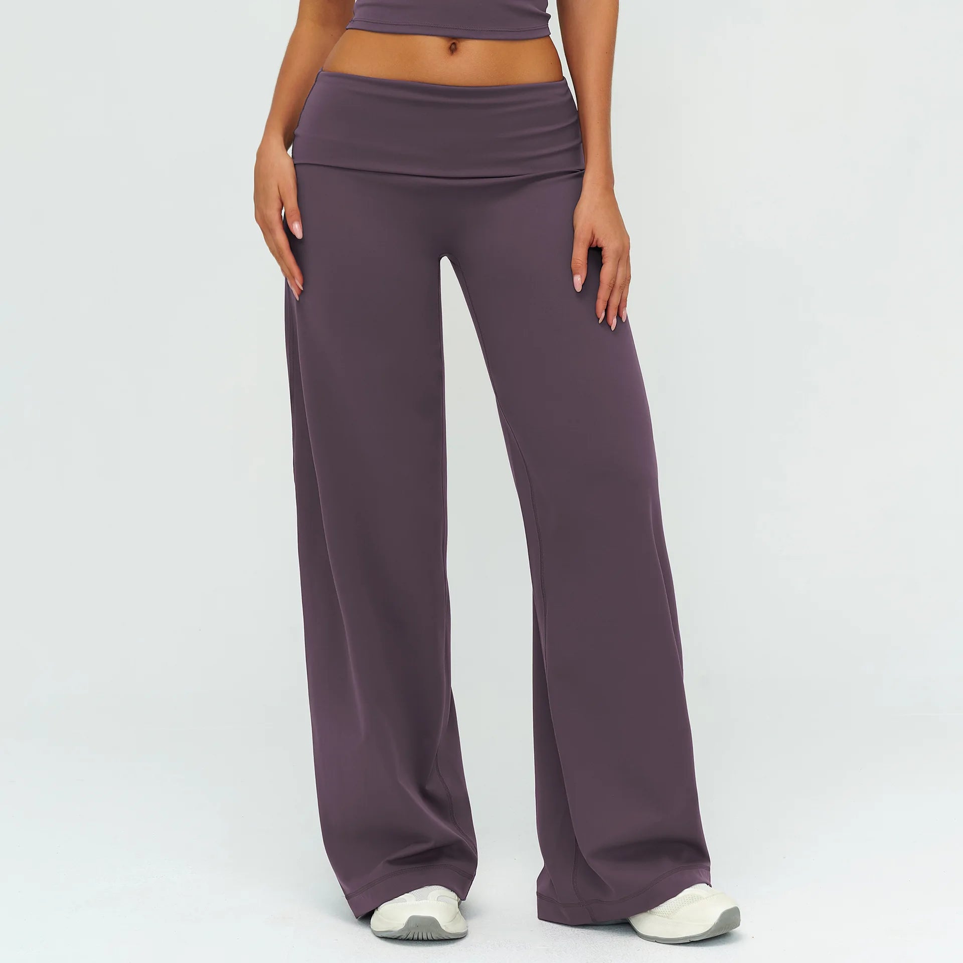 Straight-Leg Pants Wide-leg Pants Ultra Soft Butter Fabric Women's High Waist Yoga Pants Gym Naked Feel Running Sport Trousers