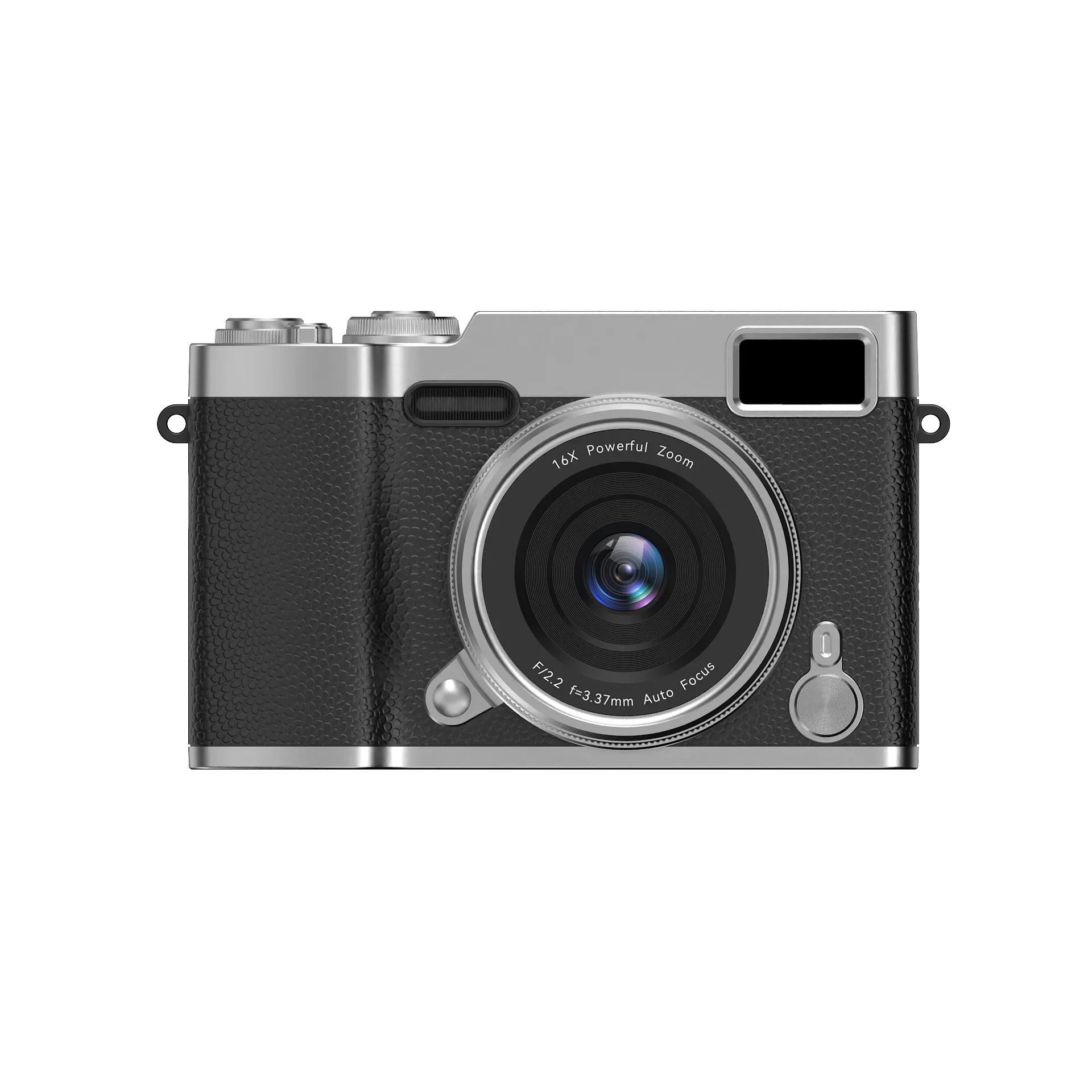 4K Flip Screen CCD Digital Camera 16X Zoom 1080P HD Vlogging Camera Travel Portable Digital Camera with Autofocus Beauty Filter