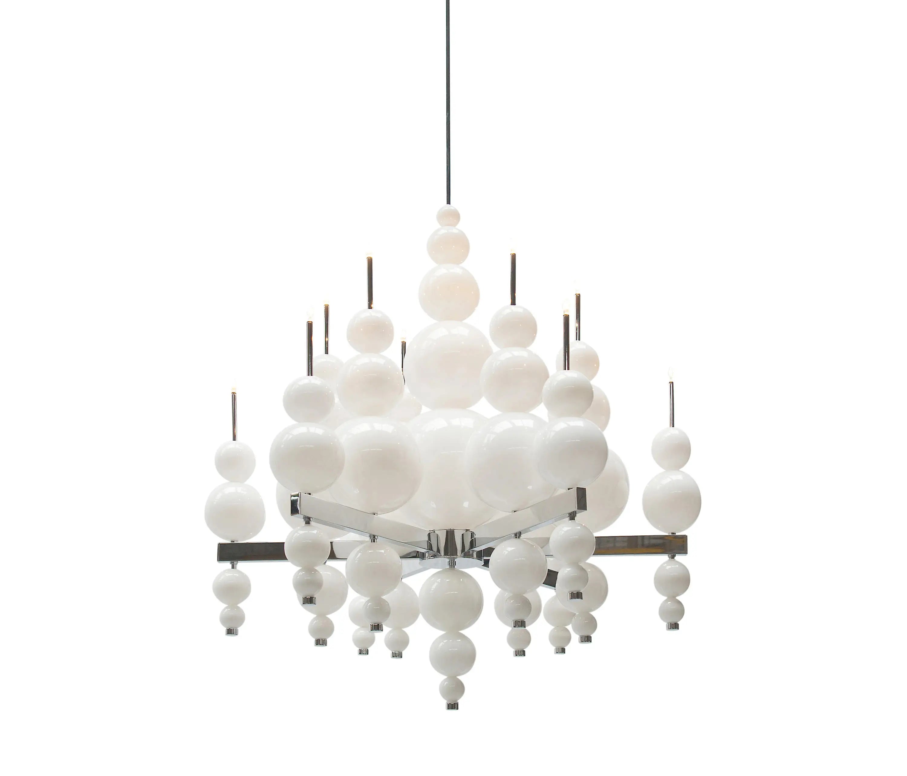 Luxury Living Room Black Chandelier Designer Tears From Moon Chandelier For Ceiling Restaurant Large Dining Table Hanging Lamp