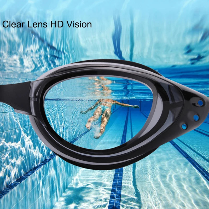 Plating Myopia Swim Goggles Men Women Professional Swimming Pool Water Sports Waterproof Glasses Anit Fog UV Shield Eyewear New