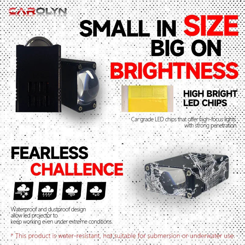 NXY NX22 LED Headlight Bumper Fog Lamp Projector Lens Mini Driving Light Auxiliary Light For Car Motorcycle Spotlights For Truck