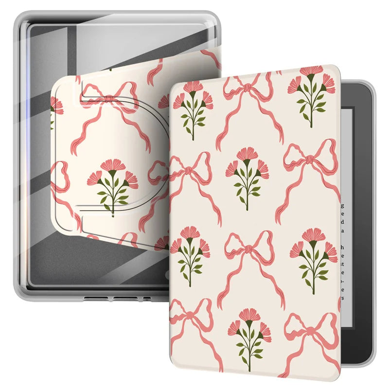For Kindle 11th Generation Case 2024 RS23CV 360° Rotatable Magnetic Detachable Acrylic Case For Kindle 11th Gen C2V2L3 6" Funda