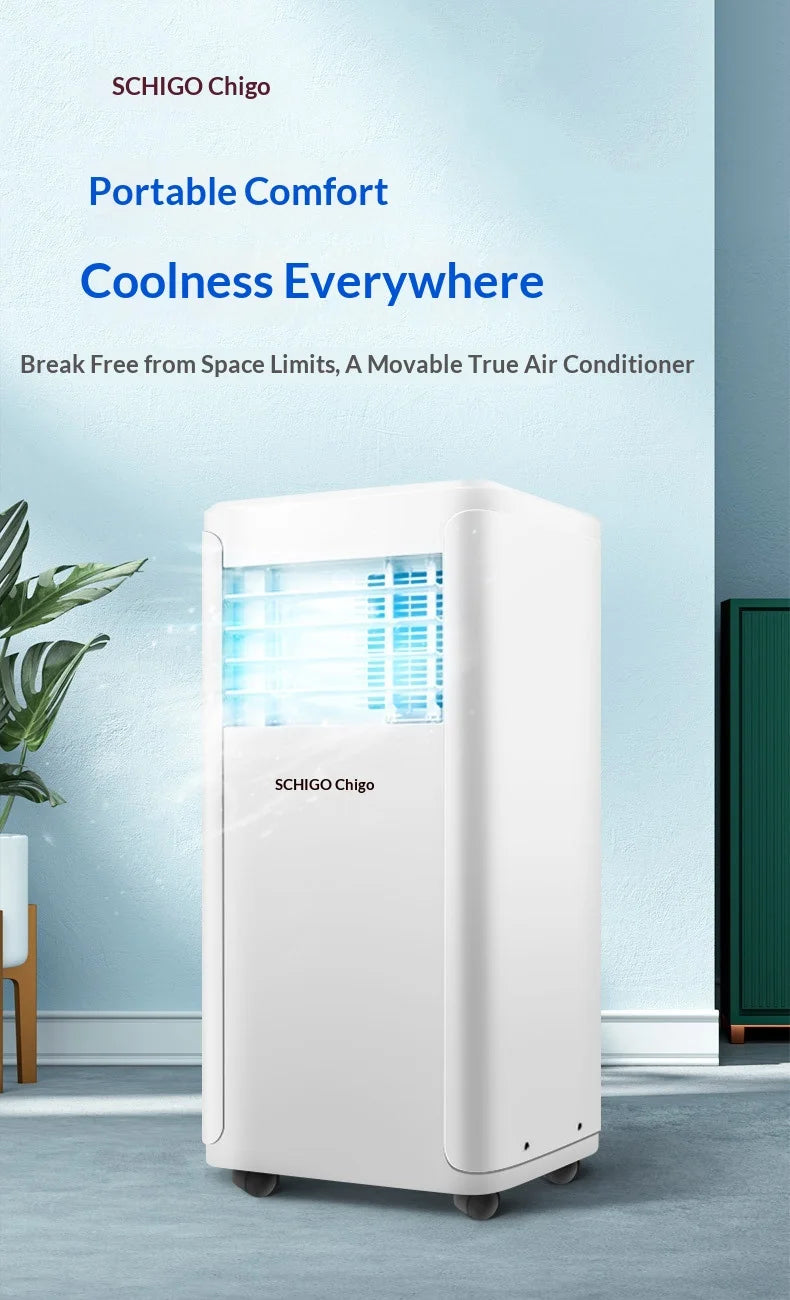 Portable Electric Air Conditioner 4000W, Heating & Cooling Eco-Friendly Plastic Housing, Hot Sale Household AC Unit