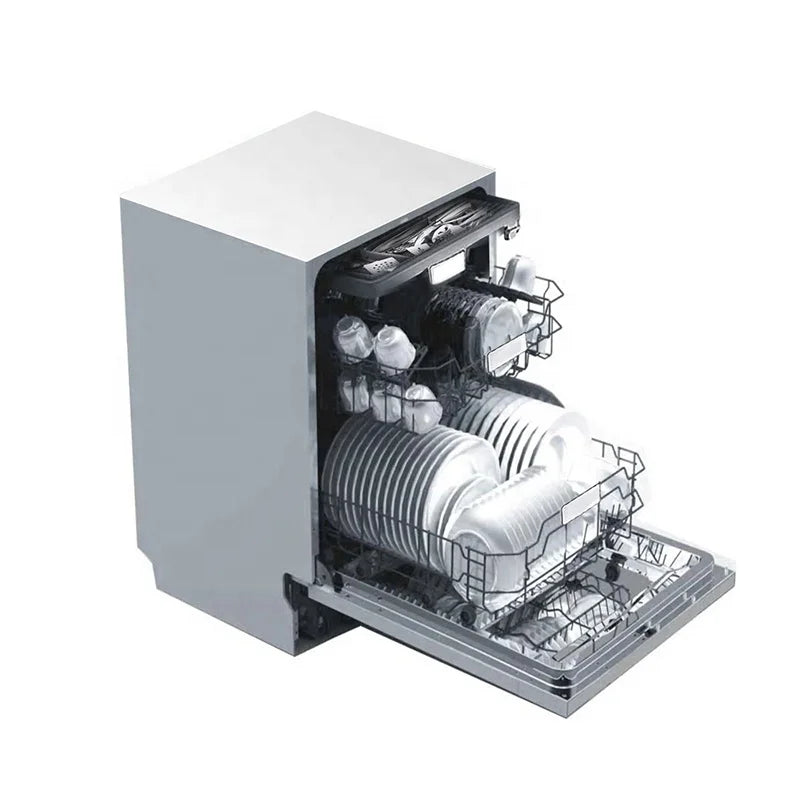 Washing Machine For Plate Kitchen Dishwasher 60cm/45cm 10/12/14 Sets Big Cavity Half Load Dual Zone Wash Dishwasher High Quality