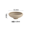 Frosted Coarse Pottery Bowl Vintage Soup Bowl Yogurt Dessert Bowl Appetizer Bowls Snack Sashimi Bowls Restaurant Tableware
