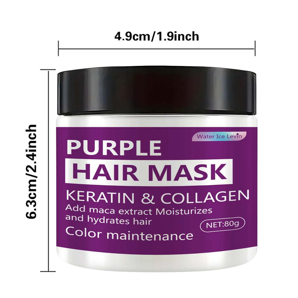 Color-Locking Deep Moisturizing Hair Mask, Helps Strengthen Frizzy and Split Ends - Removes Brass Tones, Helps Hair Maintain Natural Texture and Shine