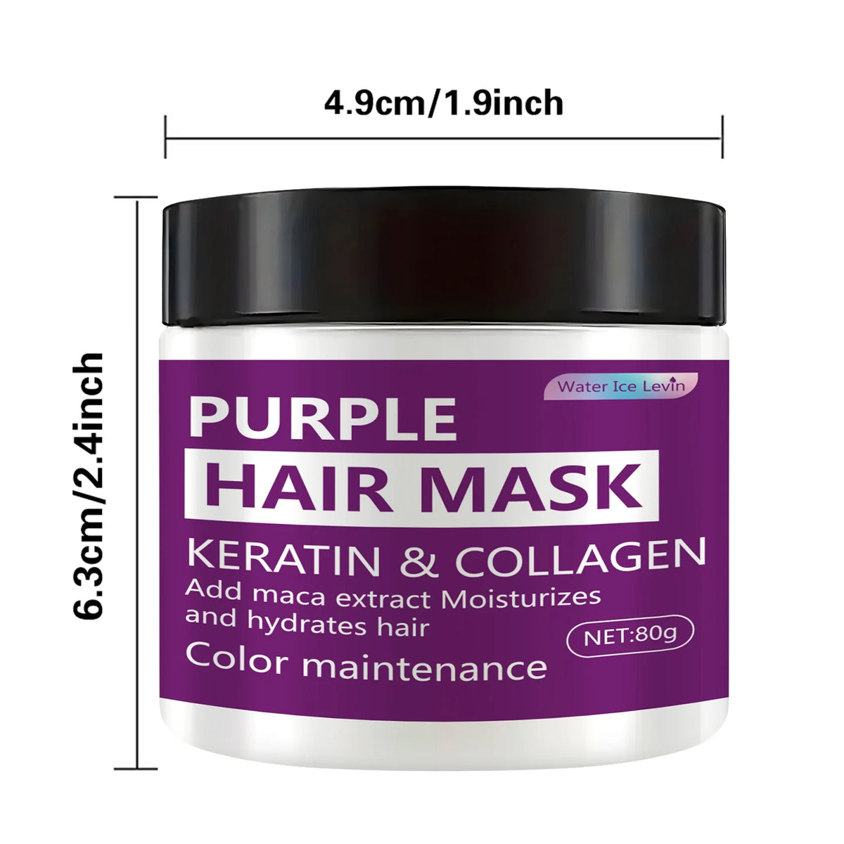 Color-Locking Deep Moisturizing Hair Mask, Helps Strengthen Frizzy and Split Ends - Removes Brass Tones, Helps Hair Maintain Natural Texture and Shine