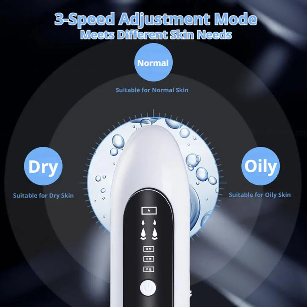 Blackhead Remover Machine, Electric Pore Vacuum, Acne Remover, Facial Exfoliation Deep Cleaning water circulation Beauty Device