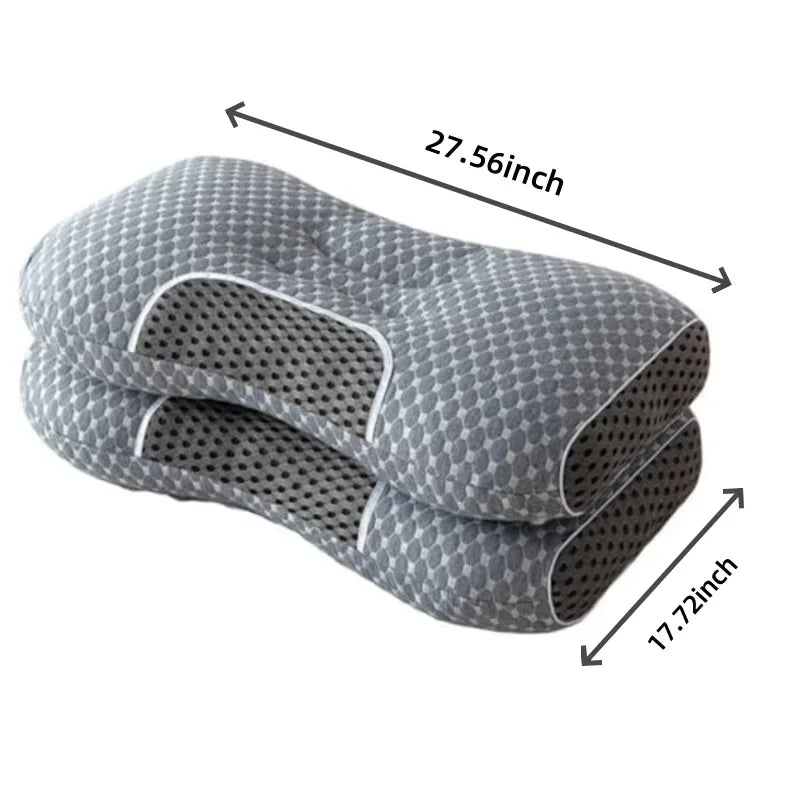 Home Cervical Memory Pillow, Helps Sleep and Protects The Neck Home Pillow,Gray#Color:DARK GRAY,Size:45*70