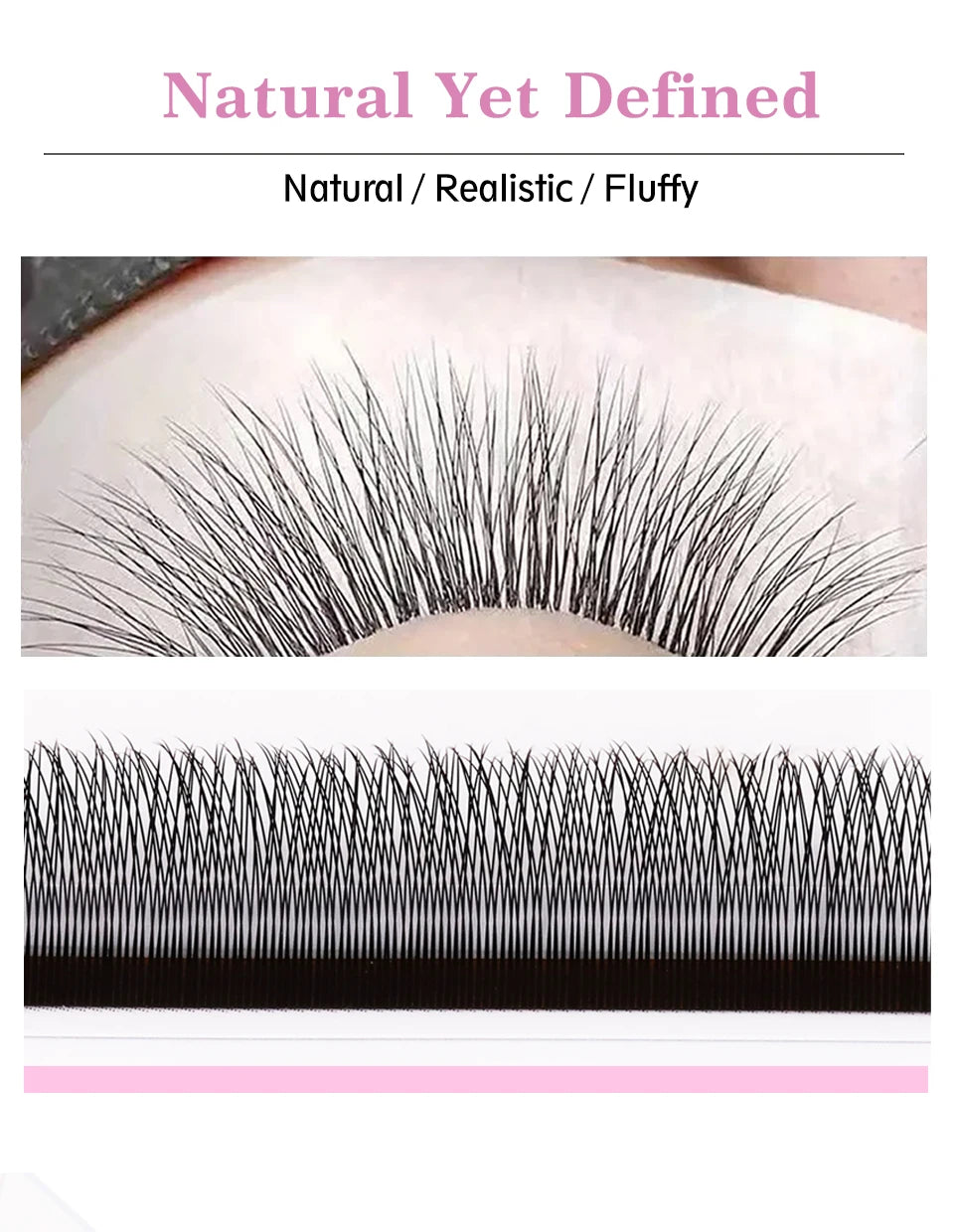 AGUUD Automatic Flowering 2D 3D 4D 5D W Shape Premade Fans Eyelash Extensions Natural Soft Individual Lashes Makeup Cilia