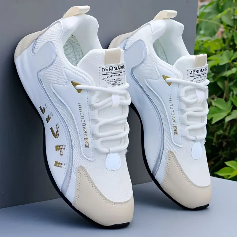 Pair Breathable Men's Training Shoes with Height Increase, Lace-up, Comfortable, Lightweight,