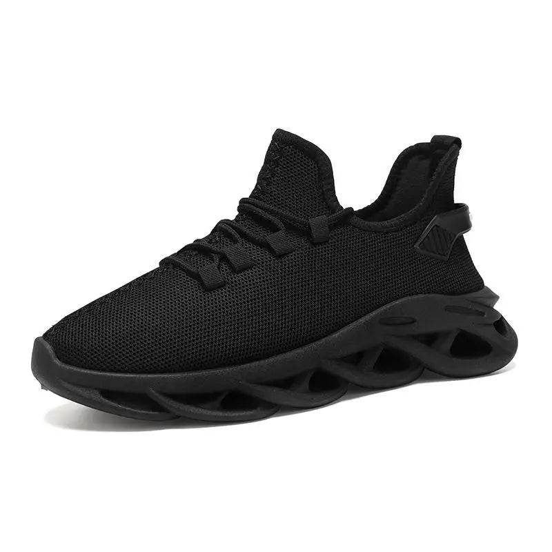 Men's Spring 2025 Breathable Mesh Running Shoes Casual Sports Sneakers Teenage Fashion White Shoes Comfortable Outdoor Footwear