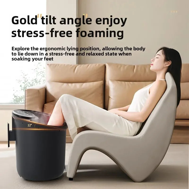 Fully Automatic Constant Temp Massage Foot Bath Tub Household Relax Foot Soak Basin