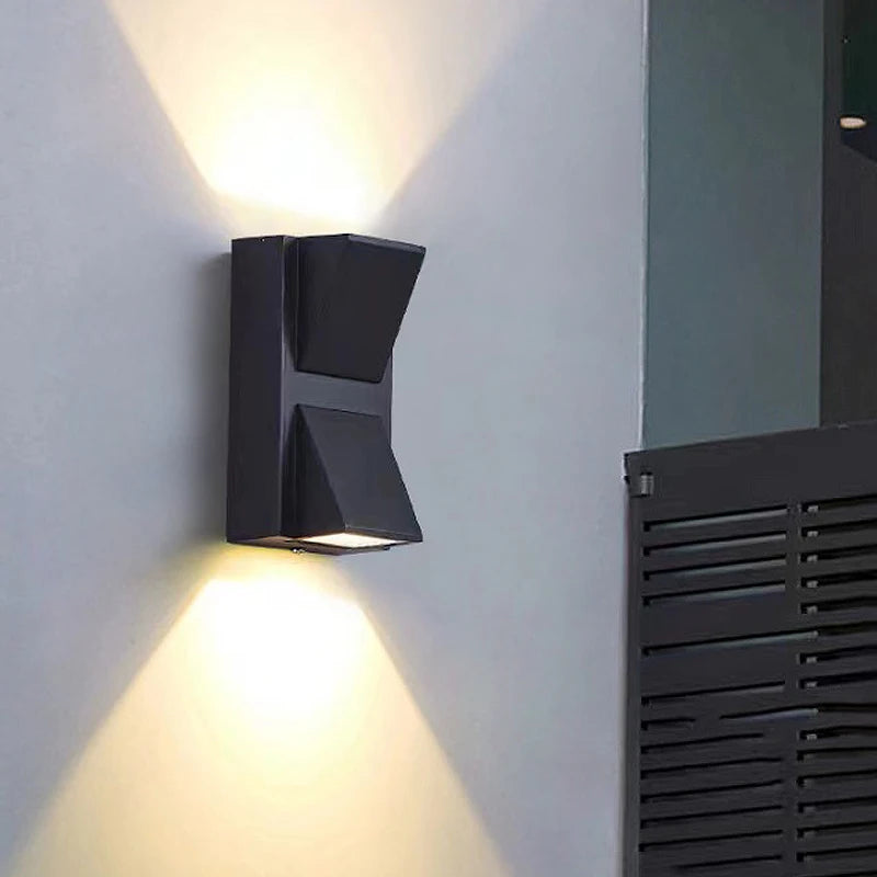 LED Wall Light Outdoor Waterproof Porch Garden Wall Lamp Indoor Bedroom Bedside Home Decoration Lighting Lamp