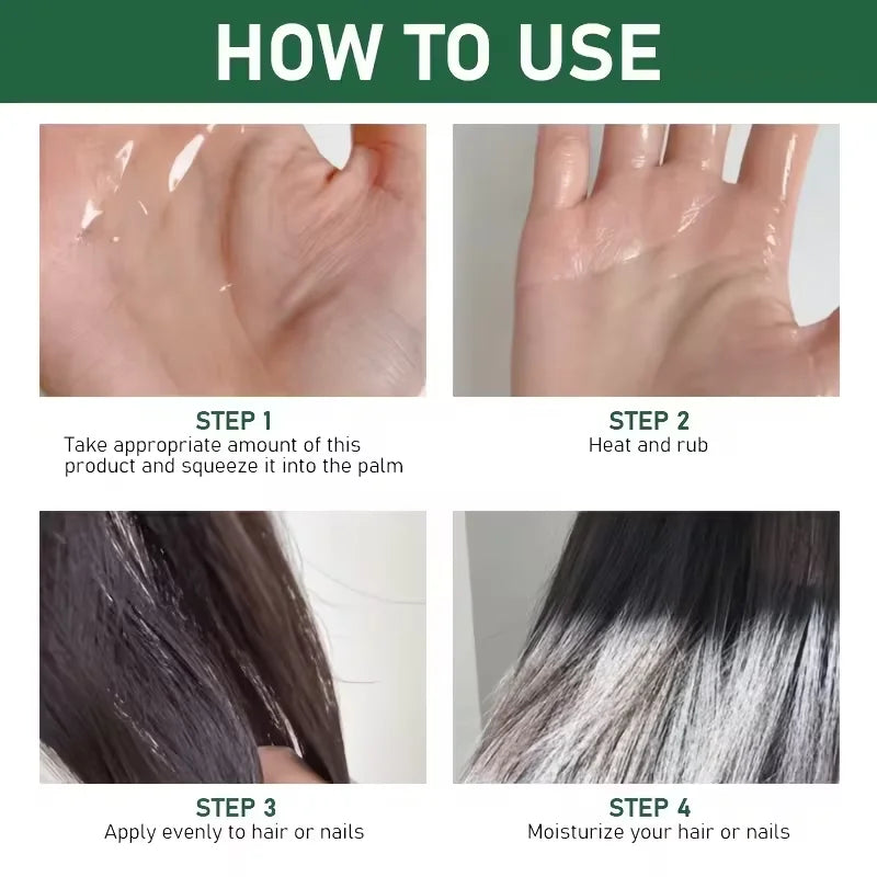 ROZINO Peppermint Oil 3Pcs 100ml Natural Plant Oil, Multi-use Moisturizing Care Oil for Hair, Nails & Skin, Refreshing Massage Body Oil for Aromatherapy & DIY Cosmetics