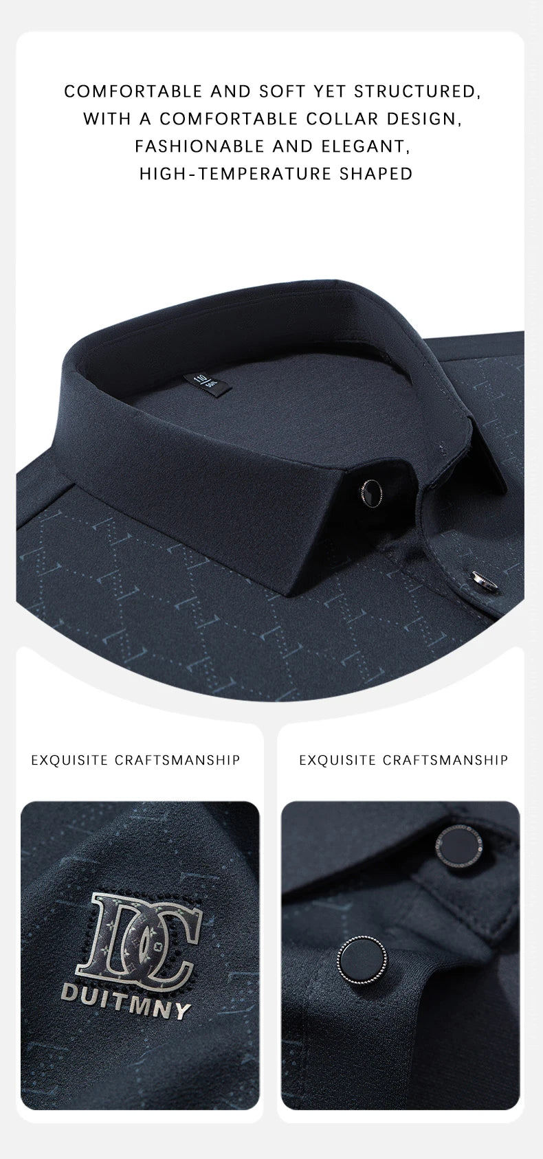 BROWON 2026 Spring Autumn Elegant Polo Shirts for Men Long Sleeve Lapel Color Printed Soft Comfortable Males Tops and Tees