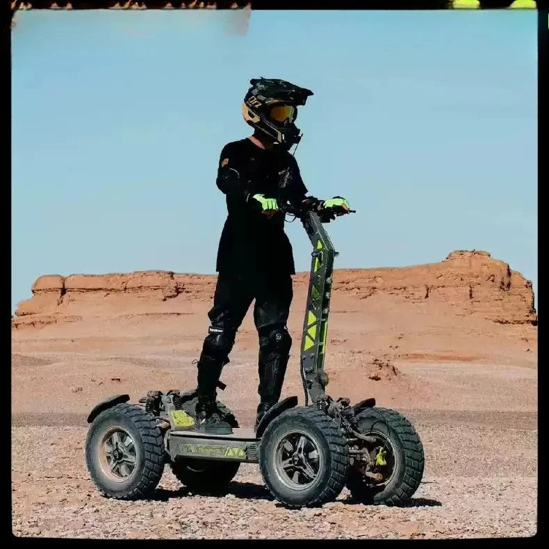 TcLangfeite 19-inch DTV high-performance brushless four-wheel drive electric scooter foldable design 200kg load-bearing 6720W