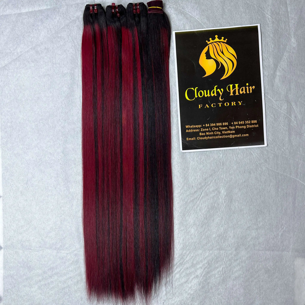 Vietnamese Hair 100% Raw Human Hair Extensions Fast Shipping Natural Styles Bone Straight Bundles Wholesale Price