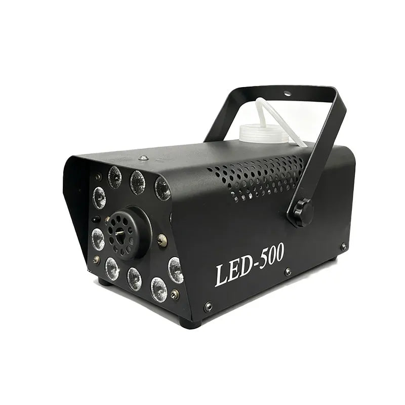 Smoke Machine 500W 10LED Wired Wireless Remote Stage Lighting Professional Fog Machine for Wedding Christmas Birthday Party