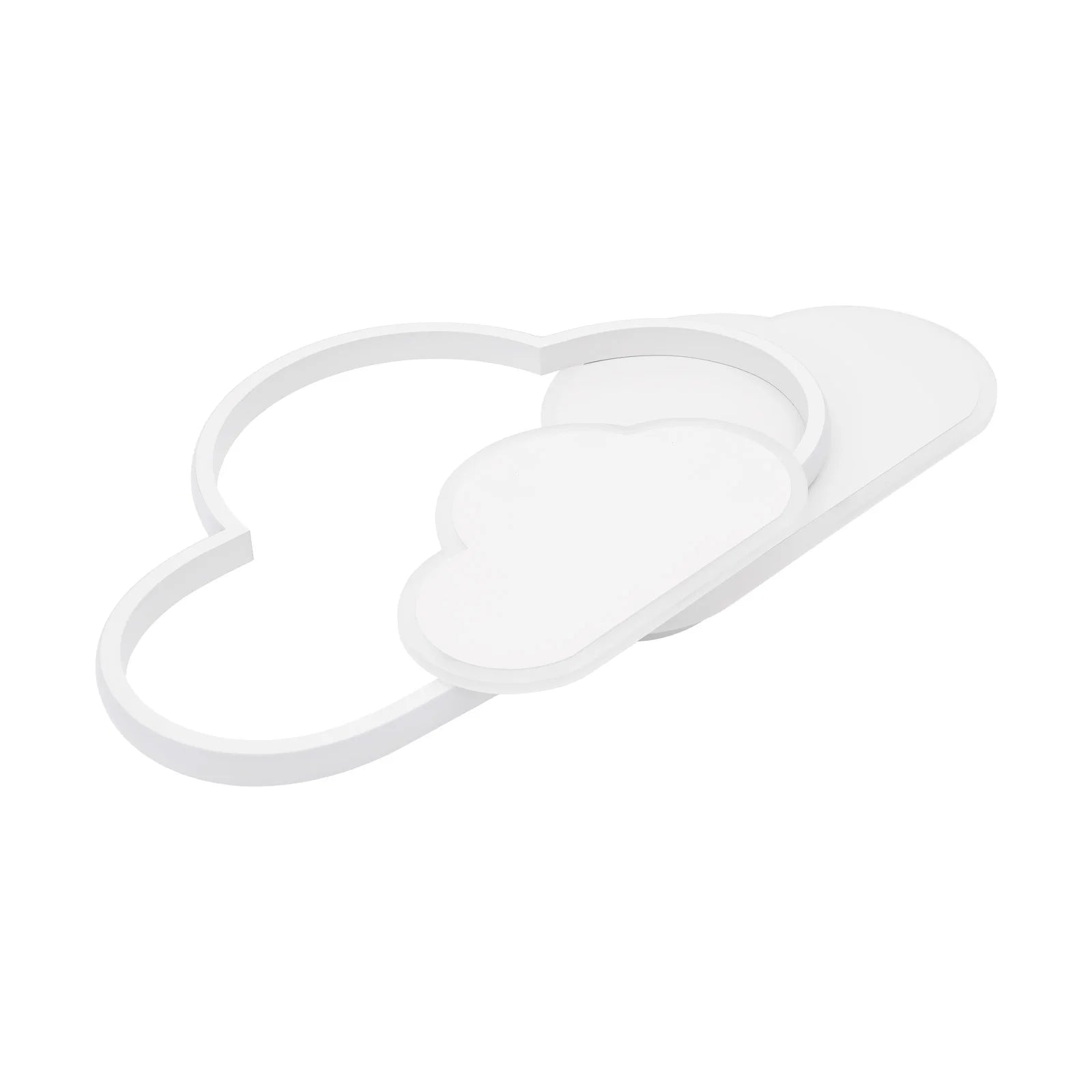 Cloud Shape LED Ceiling Light Fixture Modern 3-Color Lighting Acrylic Ceiling Lamp for Living Room Bedroom Kid's Room 52x31cm