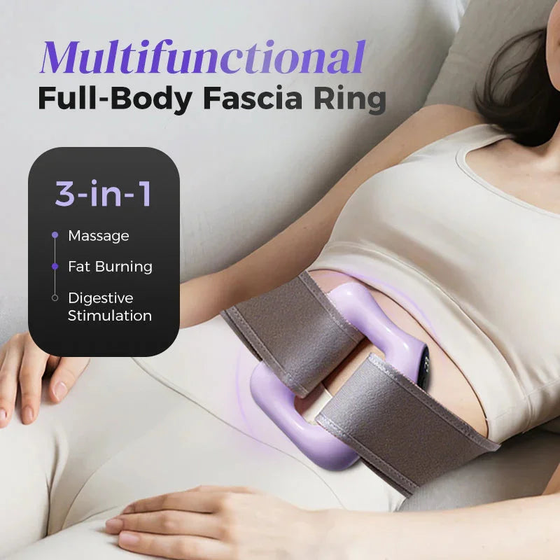 Fat slinger fascia ring slimming belly legs multifunctional exercise whole body fat burning shaping massage belt back massager