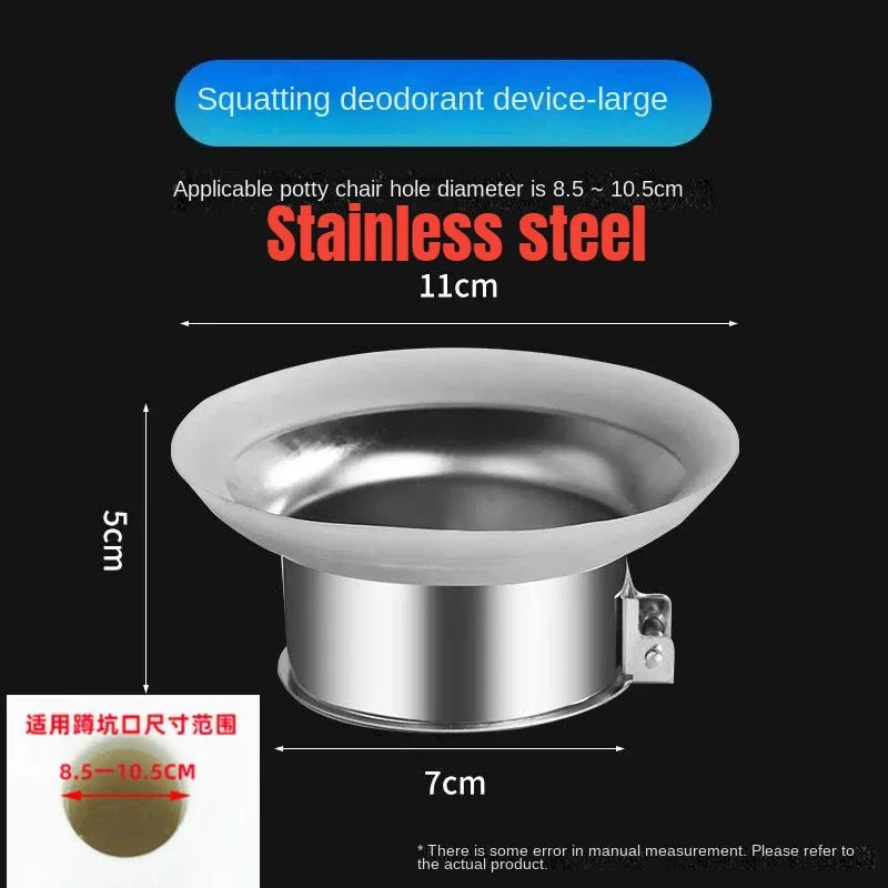 Toilet Deodorant Plug Deodorant Cover Bathroom Squatting Toilet Deodorant Plug Automatically Closes Toilet Odor Blocker Tool